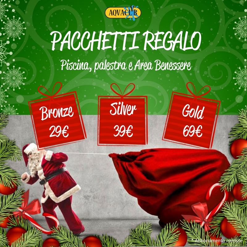 Occasioni Regali Di Natale.Pacchetti Regalo A Natale Regala Benessere Aquaclub Grumello